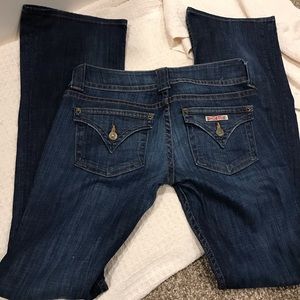 Hudson flare leg denim jeans
